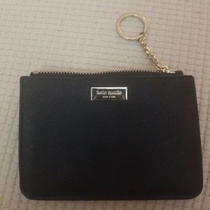 KATE SPADE black key chain wallet
